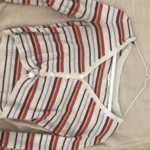 Long sleeve crop top